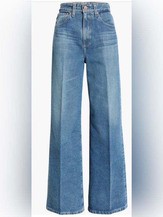 Ag Adriano Goldschmied Denim - Ag Adriano Goldschmied Deven High Waist Wide
Leg Jeans
